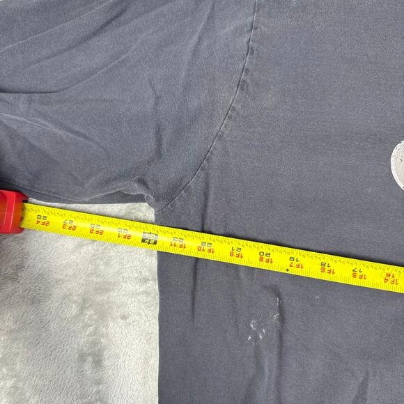 Old Navy Clothing Co American Dark Gray Long Sleeve Ringer Tee T-Shirt XL - Picture 7 of 8